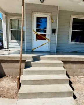 Concrete Porch Installation in Winston-Salem, NC