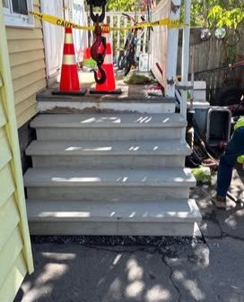 Concrete Step Installation in Winston-Salem, NC