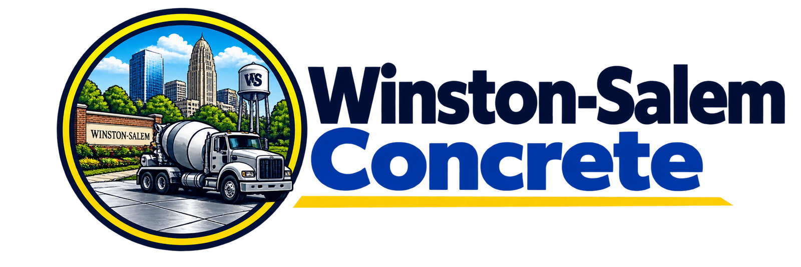 Winston Salem Concrete logo