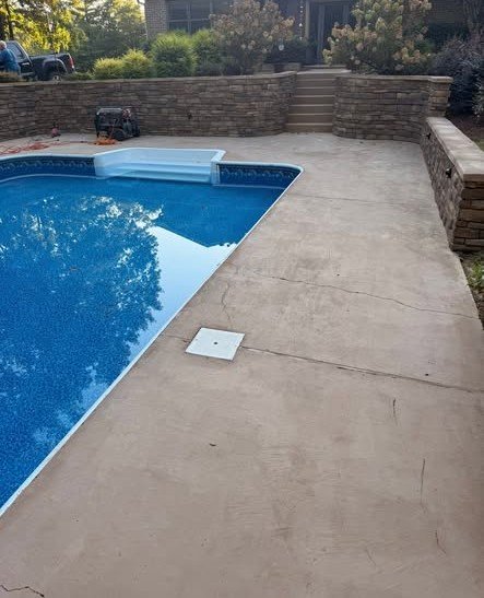 Stamped Concrete Installation in Winston-Salem, NC